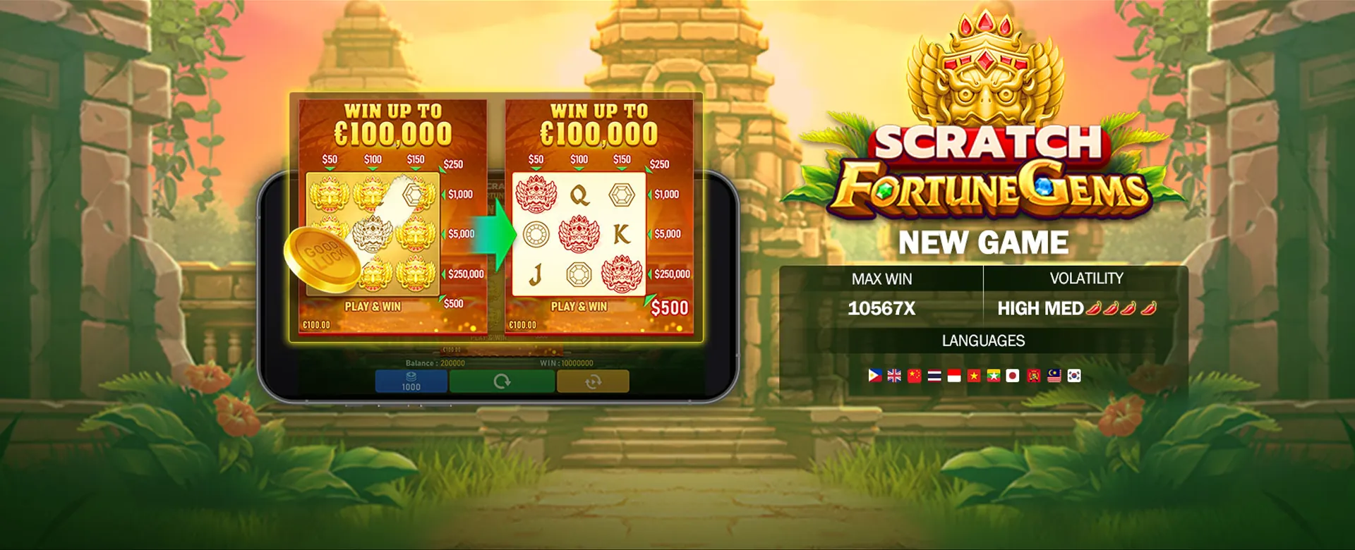 Dynamic stadium view with live match action and betting overlays